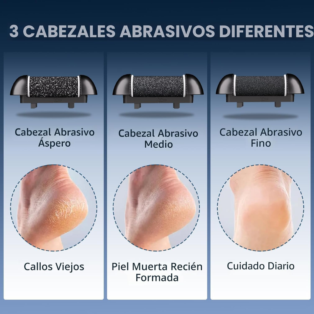 Removedor de Callos Eléctrico 3 en 1 — Pies Suaves en Minutos